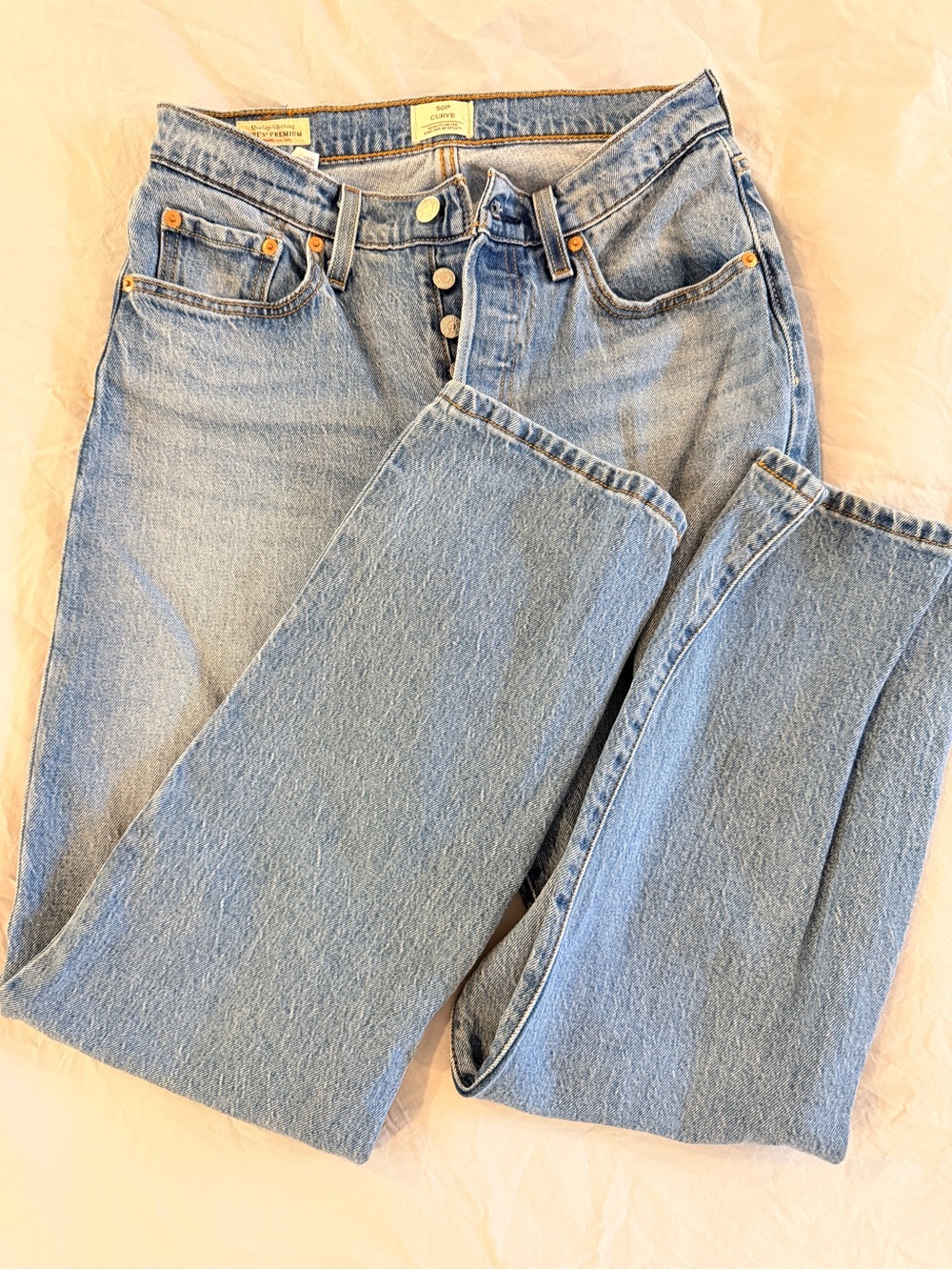 Classic High-Rise Light Blue Women’s Jeans